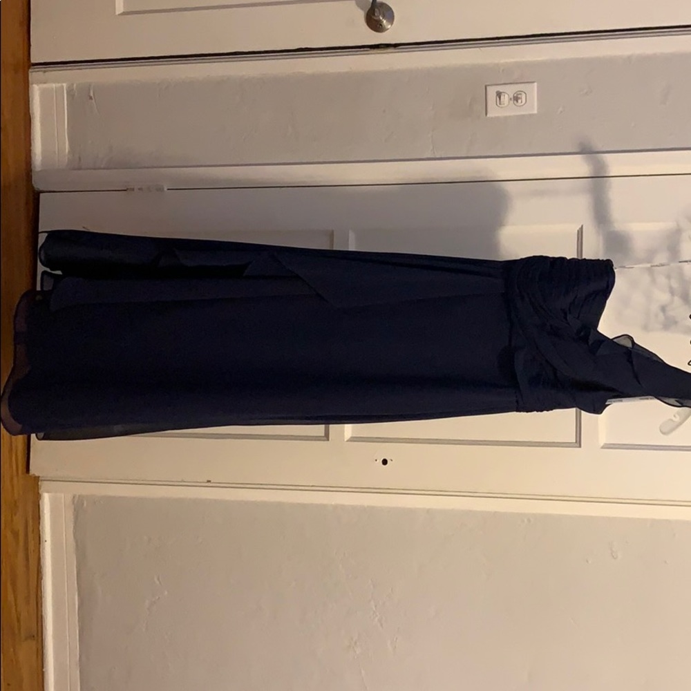 Navy blue bridesmaid dress